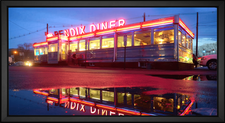 Mark Oberndorf , Bendix Diner Lot, EFX, EFX Gallery, art, photography, giclée, prints, picture frames